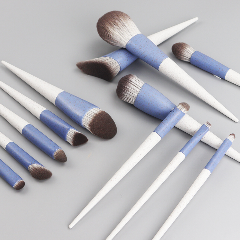 Wheat Straw Biodegradable Makeup Brushes01